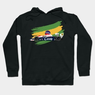 Ayrton Senna's Toleman 183 Illustration Hoodie